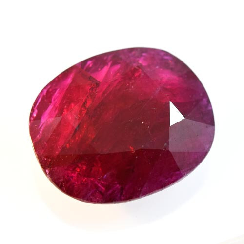 AIGS Certified Natural Ruby 14.11 cts Pinkish Red Color "No Heat" Mozambique - Afbeelding 5 van 7