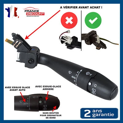 Commutateur Commodo Essuie Glace pour 207 206 307 406 407 807 PARTNER C2 C3 C4 - Photo 1/4