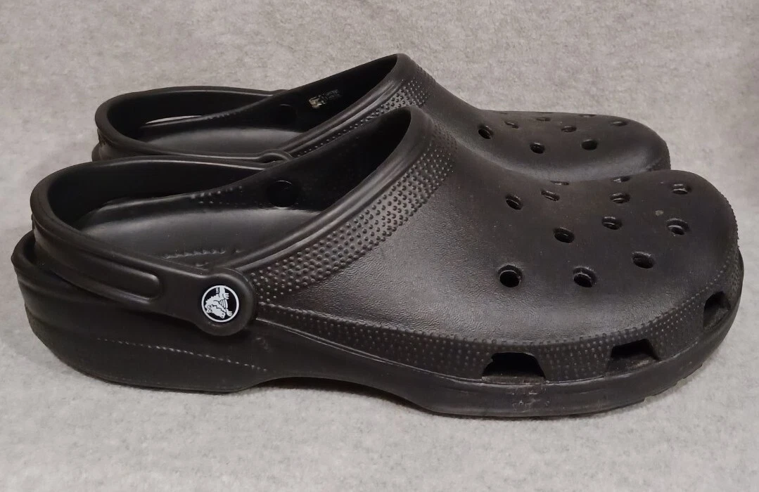 Mens black hotsell crocs size 13