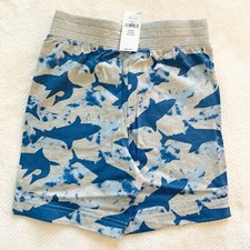 Baby Gap 100 Organic Cotton pull-on shorts Shark choose size