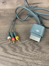 Official Microsoft Xbox 360 Audio Video RGB AV Component HD Cable Cord -Untested