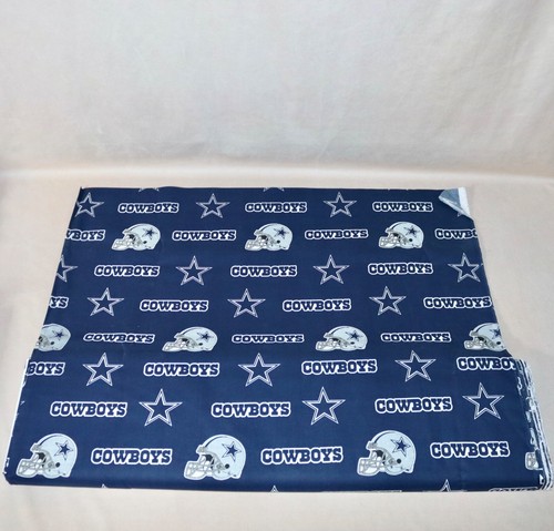 Dallas Cowboys ~ Large Logo Pattern NFL Cotton Fabric 1/4 Yard 9” X 56” New - Picture 13 of 24
