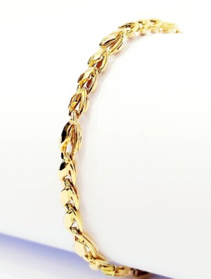 Bracciale Uomo A Catena 1 1 Satinata In Oro Giallo 18KT (750) - Taormina Gioielli - Foto 3