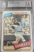 1980 Topps - #600 Reggie Jackson New York  Yankees HoF  (7.5)