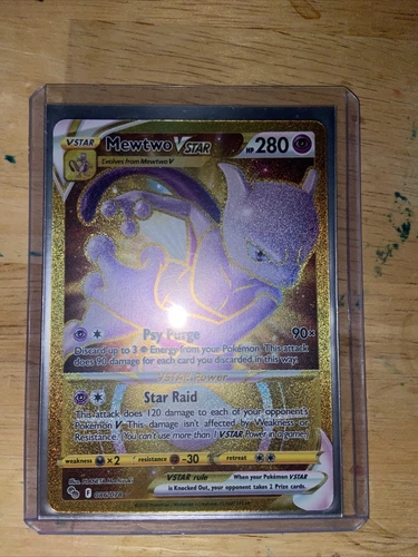 Pokémon TCG Mewtwo VSTAR Pokemon GO 086/078 Holo Secret Rare