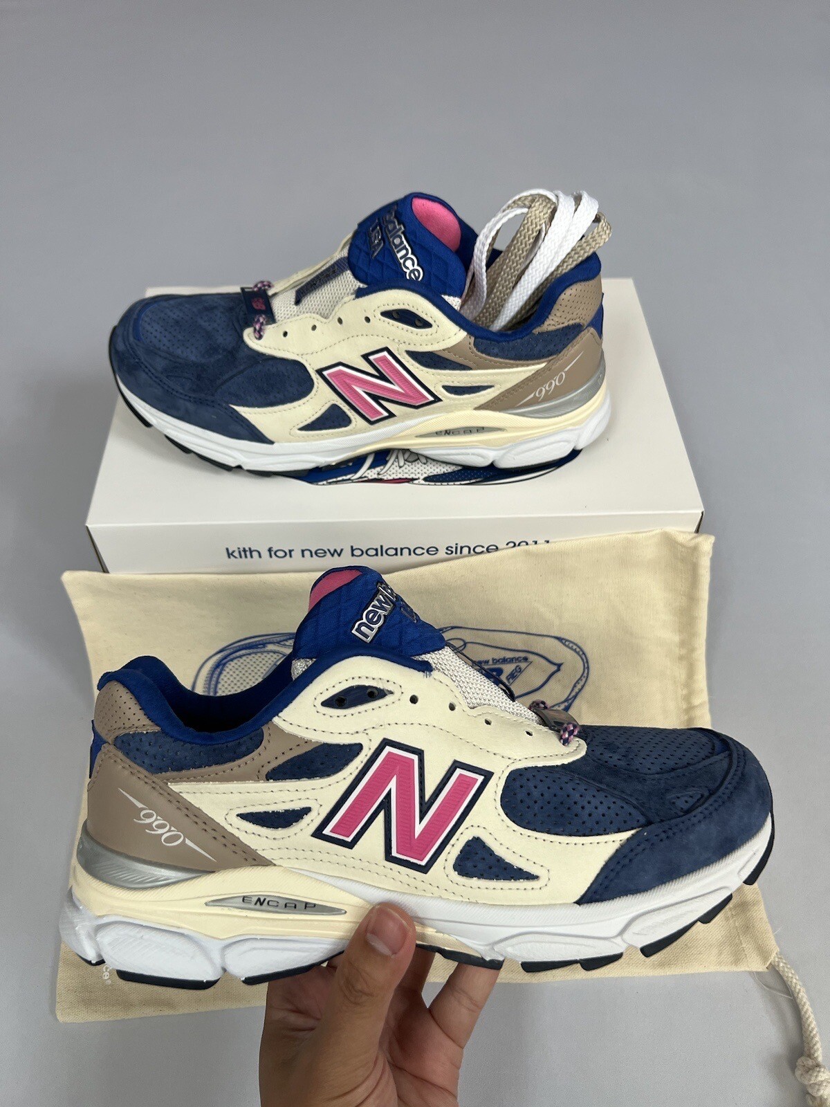 Kith x New Balance 990v3 Made In USA 