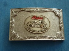 VINTAGE INDIAN MOTORCYCLE BELT BUCKLE