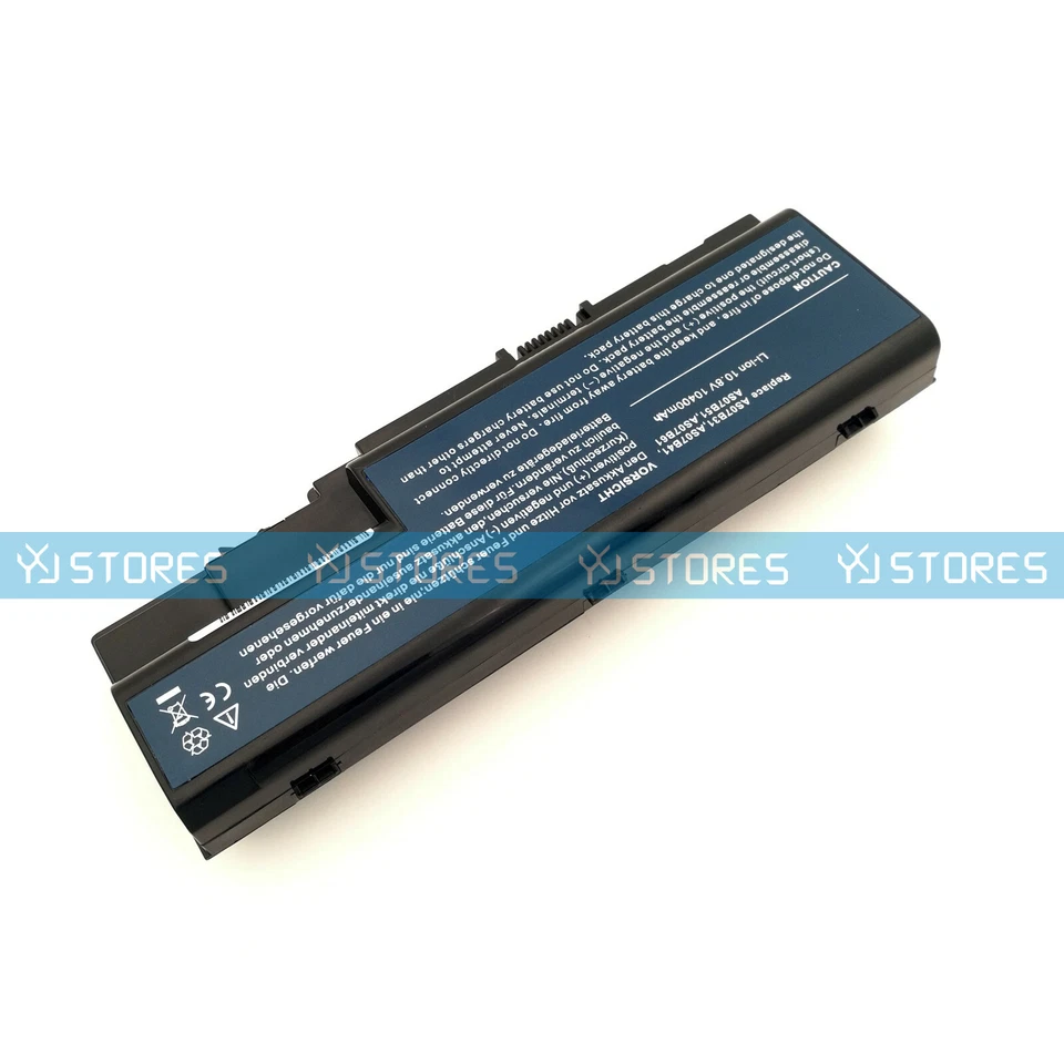 Batería de 12 celdas para Acer Aspire 5230 5520 5710ZG 5920G 7720 8930G AS07B31 AS07B71 Foto 2 de 4