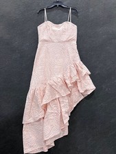 GUESS Joyce Dress Women's Size 8 Peach Creme Multi W5YK53WHEU0 