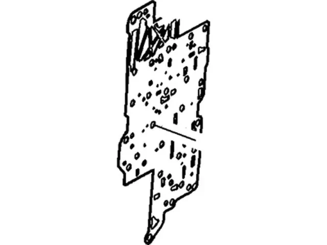 Placa separadora de cuerpo de válvula de transmisión automática para Ford (N/P 8A8Z7Z490A)