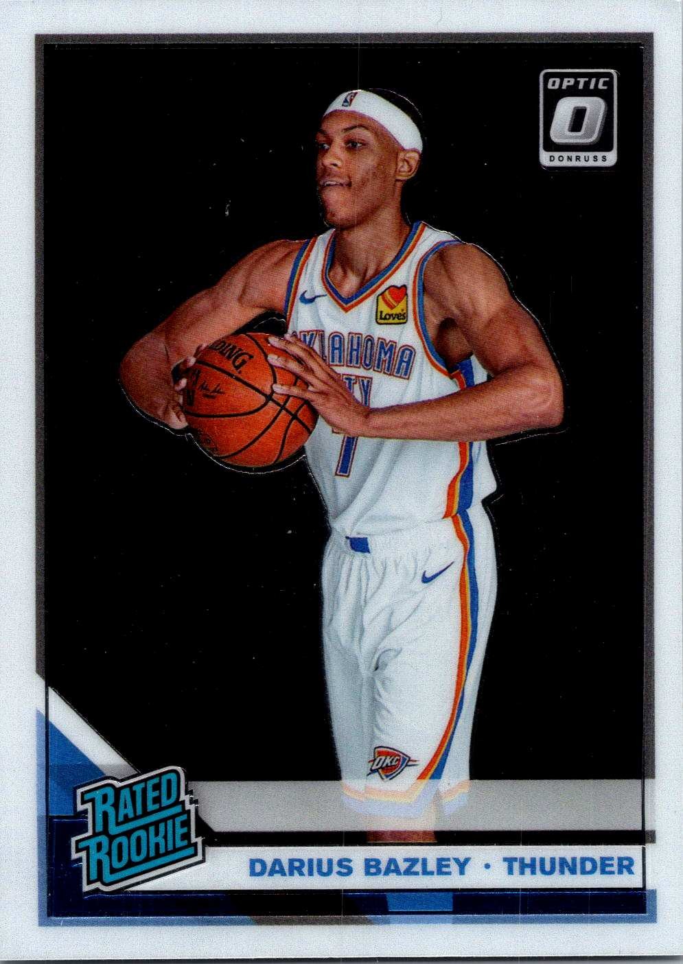 Darius Bazley #156 2019-20 Donruss Optic Rookie Oklahoma City Thunder