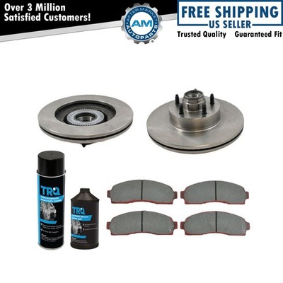 Front Ceramic Brake Pad Rotor Kit w/Chemicals for Explorer Sport