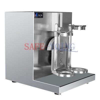 New 220V Double-frame Auto Bubble Boba Tea Milk Shaker Shaking Making Machine *y