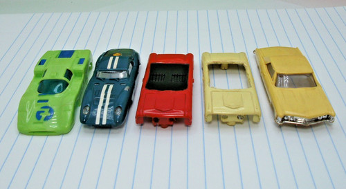 junk lot of aurora thunderjet ho slot car bodies #3