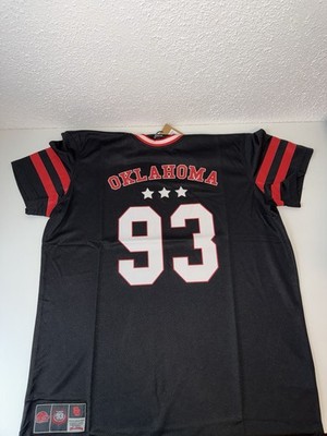 Oklahoma Sooners Football-Trikot mit der Nummer 93 Herren T-Shirt L TRIKOT