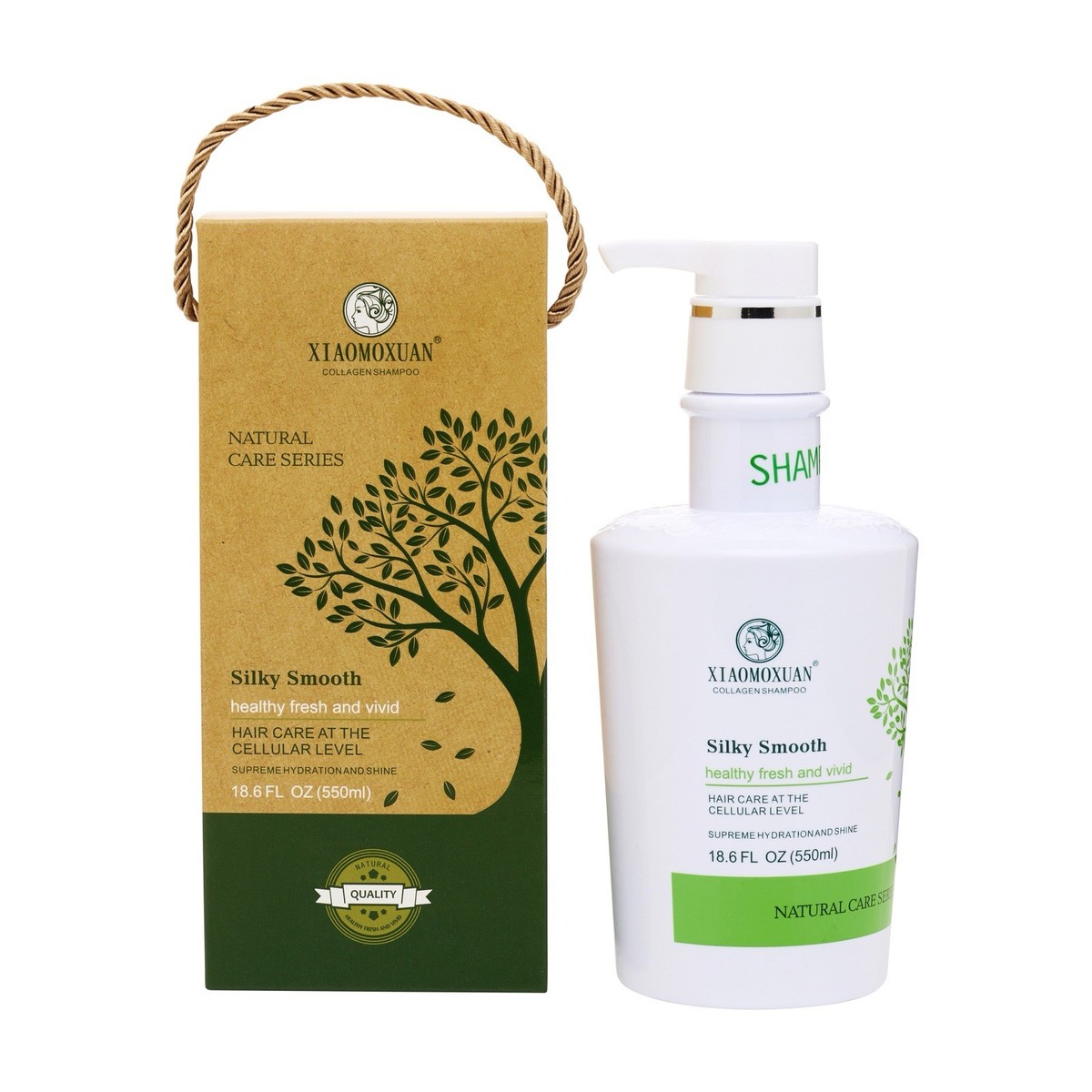 XIAOMOXUAN Collagen Shampoo, 100% Organic Rejuvenating & Smoothing