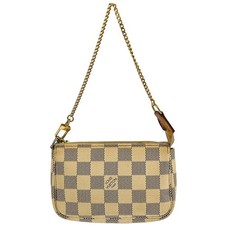 BUYIT LOUIS VUITTON DAMIER AZZURRO MINI POCHETTE ACCESSORI DU0098 XX60461