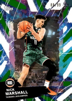 NICK MARSHALL 2025-26 Topps NBL /99 Green #99 Basketball  ID:174049