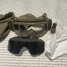 ESS Profile NVG Tan Goggles With Case, Lens Cover And Tinted Lenses 740-0500