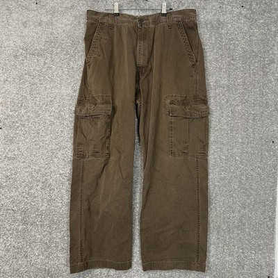 Levi Men S Green Y2k Cargo Loose Straight Green Skate Pants 36X34 (36X30)