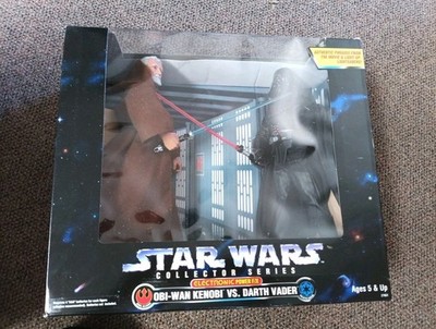 BNIB STAR WARS-Obi-Wan Kenobi vs Darth Vader Power F/X 12 Inch Collector Series