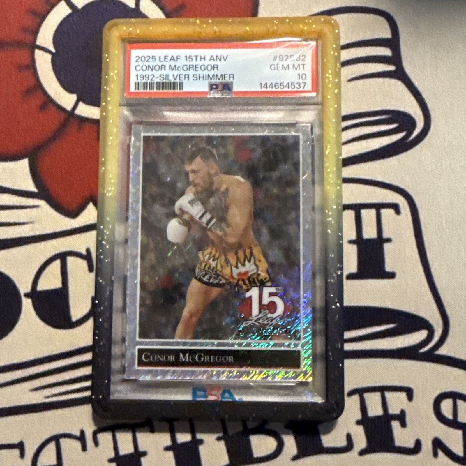 2025 Leaf 15th Anniversary National Convention - 1992 Leaf Conor McGregor 7/15