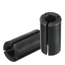 Pack of 2 Router Collet Set 1/2'' To 1/4'' Dia Chuck Driver Adapt...
