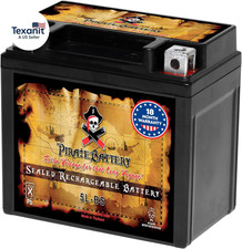 YTX5L-BS Maintenance Free Replacement Battery Compatible with ATV, Motorcycle, a