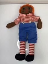 Vintage African American Raggedy Ann Doll 18 Inch Folk Art Rare