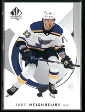 2024-25 SP Authentic Jake Neighbours #72 St. Louis Blues