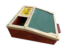 Vintage Original 1972 Fisher Price School Days Portable Play Desk-Missing Drawer