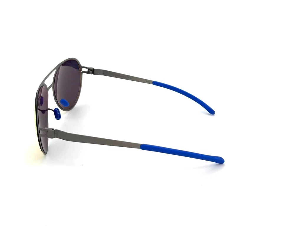 NUEVO Gafas de sol Mykita x Bernhard Willhelm SEPP-F64 marco gris naranja lentes tonos Foto 3 de 4