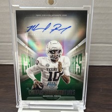 MARCEL REED 2025 Bowman U Chrome Campus Star Signature #d/99 TEXAS A&M