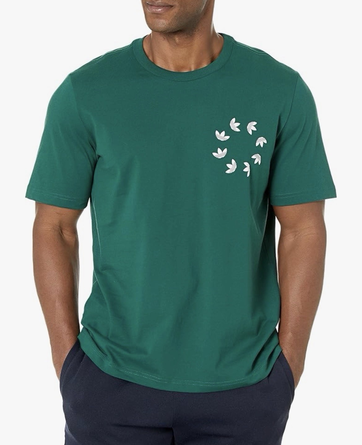 adidas Originals Men's Adicolor Spinner Tee Green T-Shirt Small HC4488 Vietnam