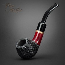 Mr. Brog WOODEN HAND MADE TOBACCO SMOKING PIPE no 81  Maestro R Red  Briar + Box