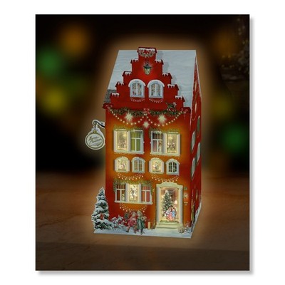 3D LED Weihnachtshaus Spezial Coppenwrath Adventskalender 18,5 x 30 x 10 cm