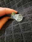 GLASS CHILLUM PIPE TOBACCO SMOKING — photo 4