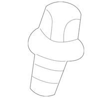 Genuine Mitsubishi Stabilizer Bar Bolt MB421933