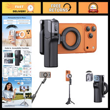 3-in-1 Magnetic Phone Camera Shutter Grip, Selfie Stick Tripod - Wireless Remo