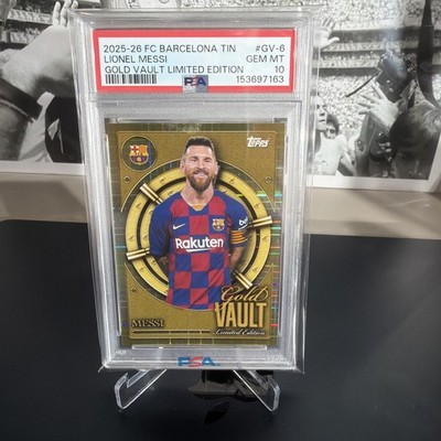 2025-26 Topps FC Barcelona Collector Tin - Gold Vault Limited