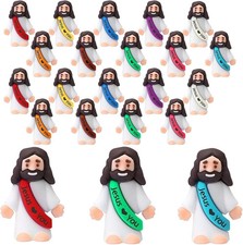 Little Jesus Figures, Mini Jesus Figurines in Bulk, Multicolor Tiny Jesus 20 ..