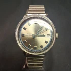 Vintage Timex Viscount Day Date Manual Wind Watch Running!