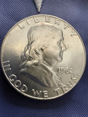 1962-D90% SILVER BENJAMIN HALF DOLLAR PROOF LIKE