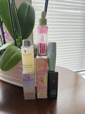 Assorted Sample Size Skincare Lot Pixi Rose Oil, Elizabeth Arden Toner, Tatcha