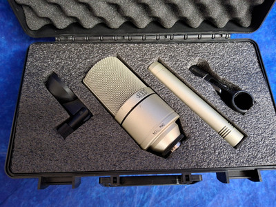 MXL 990/991 Wired Condenser Microphones Recording Kit In Box With Carrying Case