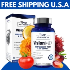 1MD Nutrition VisionMD Eye Vitamin CARMIS - Eye Supplement - 30 Softgels US