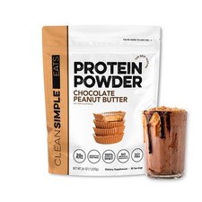 Whey Protein Powder, Chocolate Peanut Butter Flavor Naturally Sweetened, 100 ...