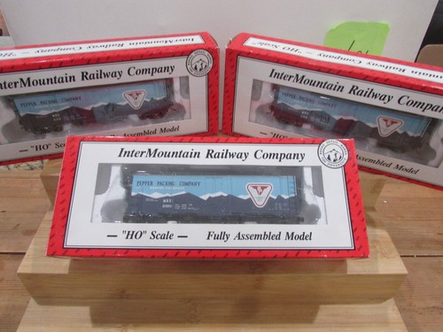 Lote de autos refrigeradores Intermountain Pepper Packing Co. escala HO (3) #6204 | Zustand: Used
