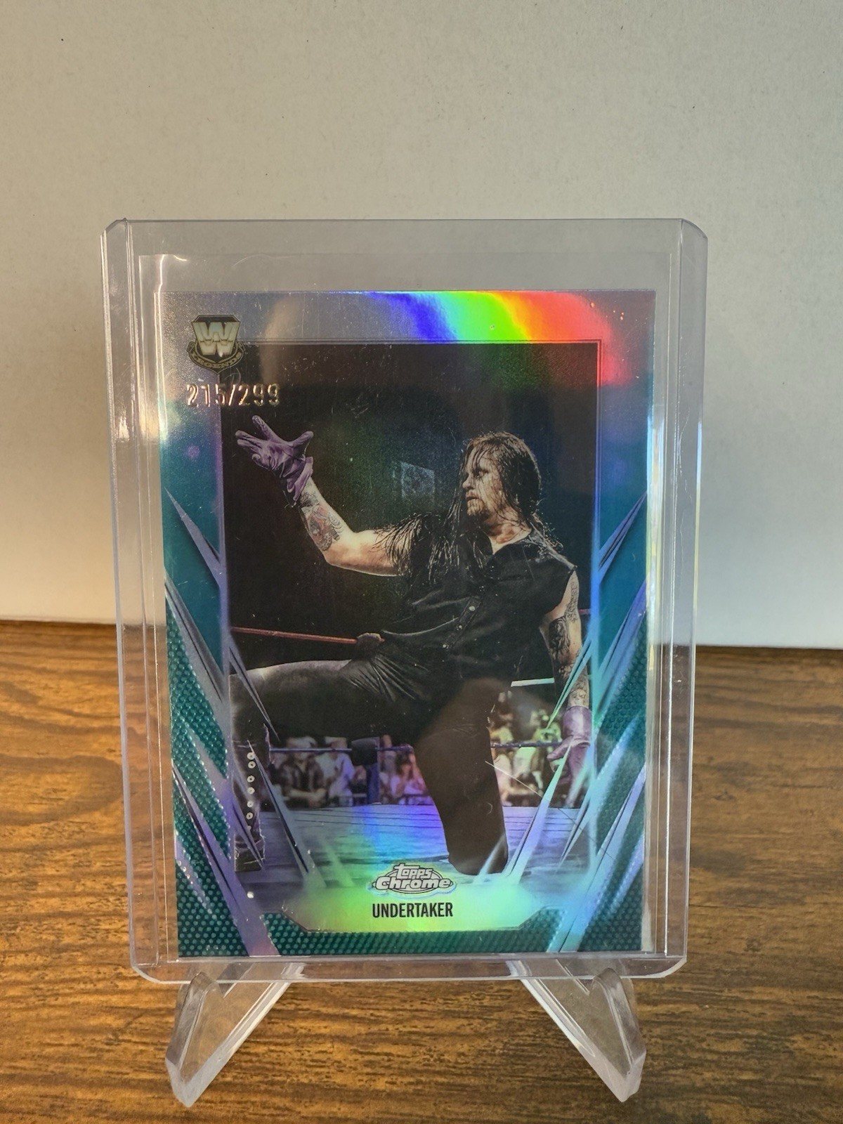 2026 Topps Chrome WWE - Undertaker #3 Teal Refractor /299