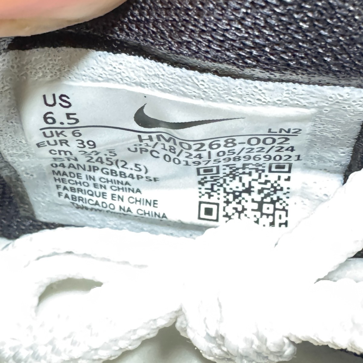 Mens 6.5 / Womens 8 - Nike Air Zoom GT Hustle‎ 3 TB Black White Basketball Shoes Nike Air Zoom GT Hustle Academy EP  main image 2